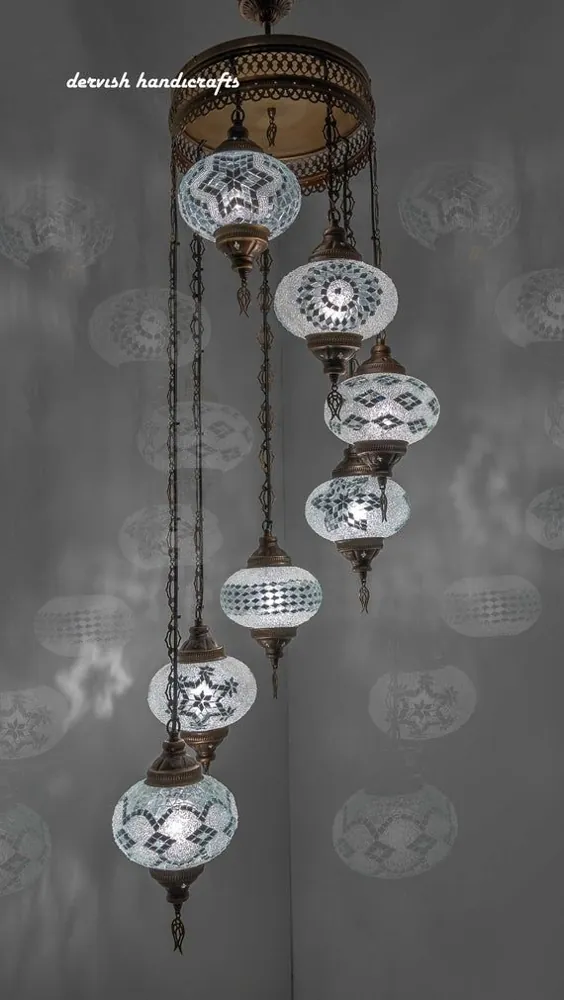حمل رایگان لامپ ترکیبی لامپ آویز چراغ های سقفی لوستر |  اتسی