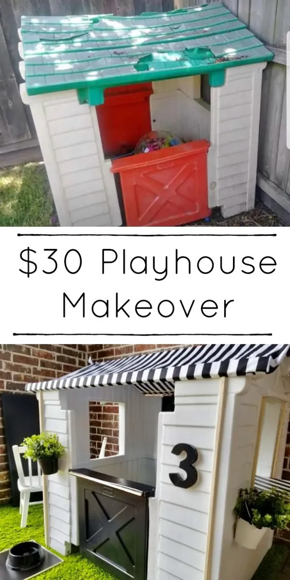 30 دلار بازی Playhouse Makeover