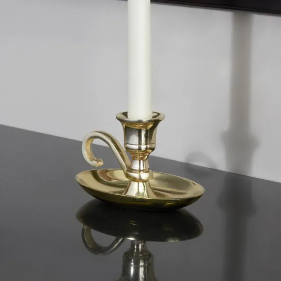 نگهدارنده شمع مخروطی Emory Brass