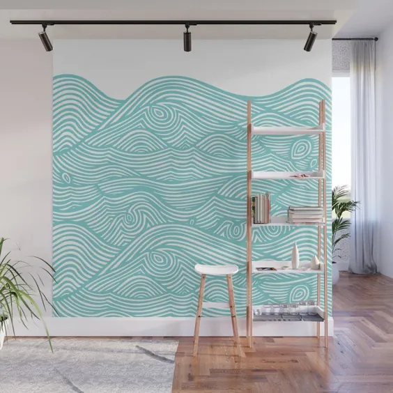 نقاشی دیواری Waves Wall توسط julenejorgensen