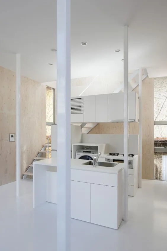 Minimalist Modern House SH در توکیو ساخته شده از فولاد - شیر طراحی