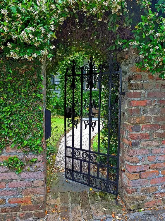 چاپ دروازه باغ چارلستون دروازه آهن فرفورژه چارلستون |  اتسی