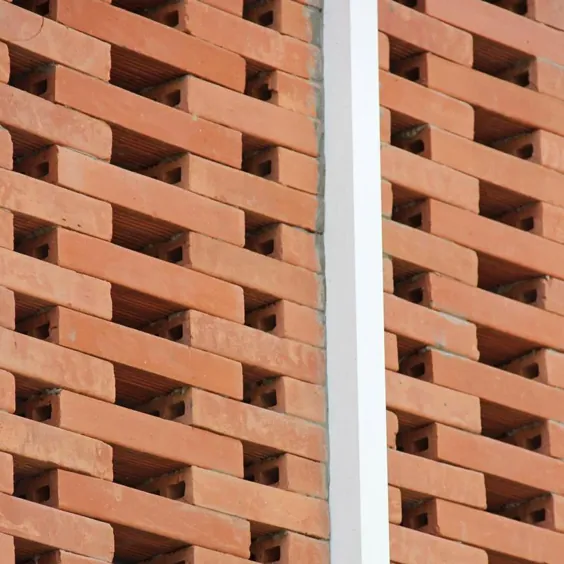 معماری KSM دفتر ویشرانتی را در چنای با آجر می پوشاند