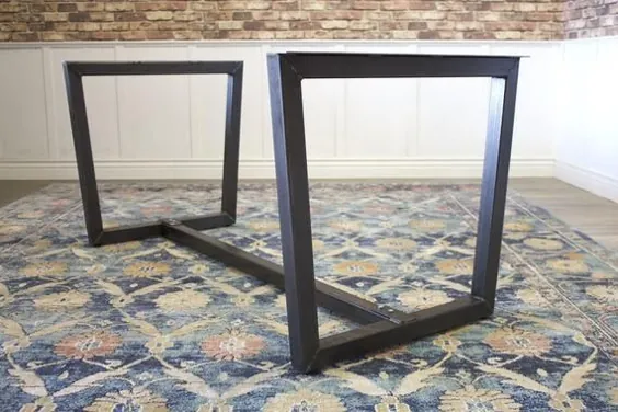 جدول ذوزنقه ای یا پایه فلزی رومیزی لوله های فولادی مربعی شکل جوش داده شده |  اتسی