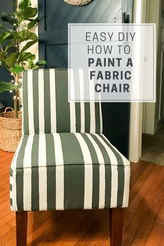 آسان DIY نحوه رنگ آمیزی صندلی پارچه ای - عمر مجدد
