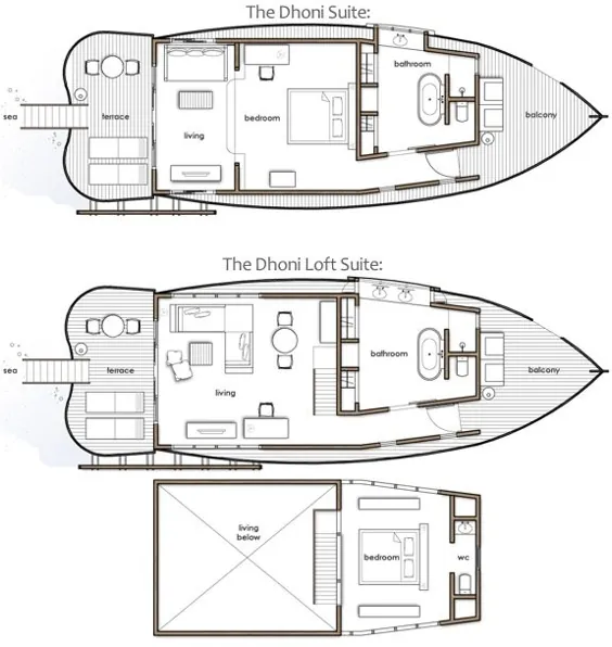 اقامتگاه لوکس قایق-اتاق