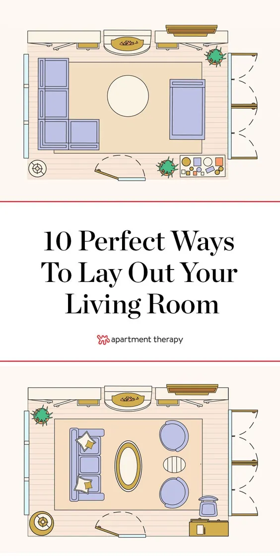 طراح خود باشید: 10 روش بی عیب و نقص برای چیدن اتاق نشیمن
