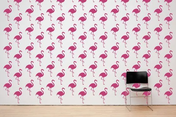 Flamingo Decal Flamingo Wall Decal هالیوود دکوراسیون دکوراسیون |  اتسی