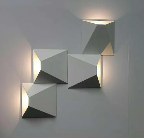 چراغ دیواری داخلی / خارجی LED خلاق مدرن |  اتسی