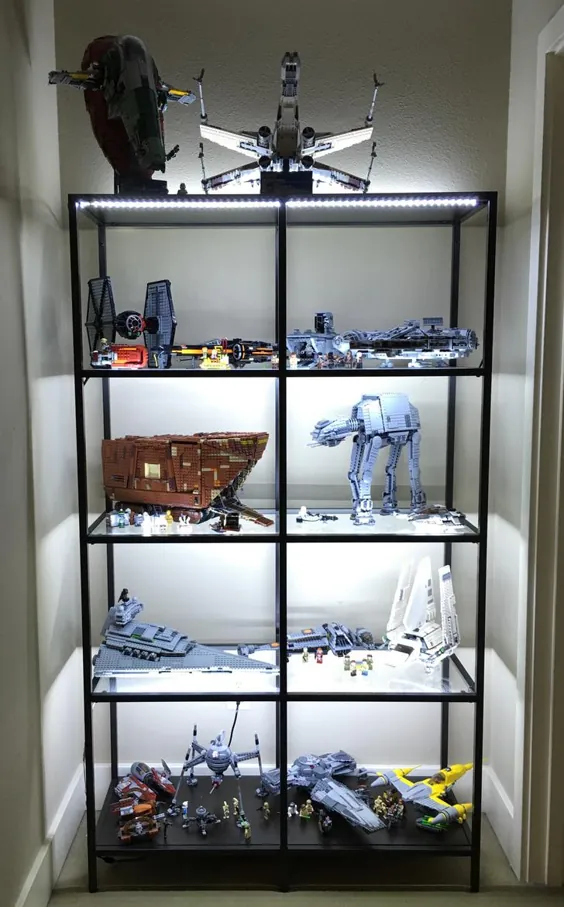 قفسه LED تقویت شده برای مجموعه جنگ ستارگان لگو!