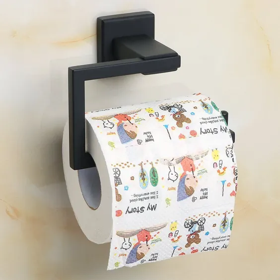 نگهدارنده رول نگهدارنده کاغذ توالت آلیس نگهدارنده حوله کاغذی سبک مربع مدرن دیوار ذخیره سازی ...