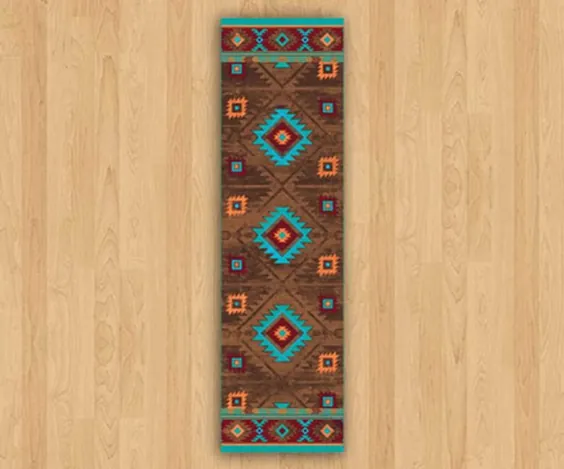 فرش به سبک بومیان آمریکا فرش منطقه بومی آمریکایی ها |  اتسی