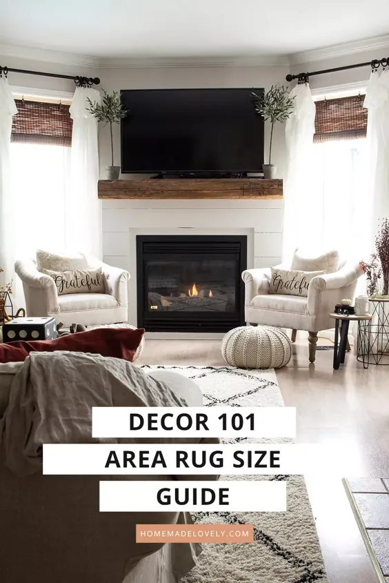 راهنمای اندازه فرش برای کمک به شما در انتخاب فرش RIGHT Size Area