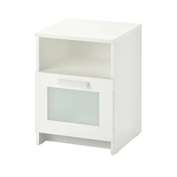 BRIMNES سفید ، میز کنار تخت ، 39x41 سانتی متر - IKEA