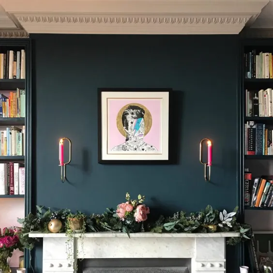 اتاق نشیمن آبی Farrow & Ball Hague