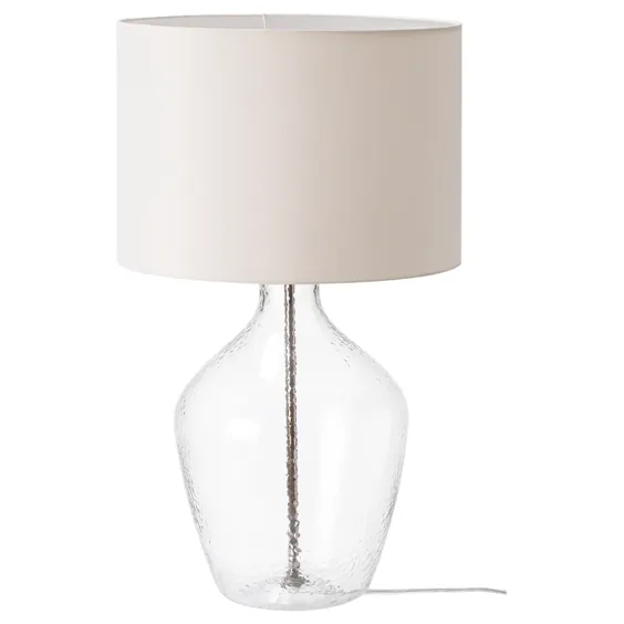 چراغ میز ALLANIT با لامپ LED ، سفید ، شیشه ای ، حداکثر: 13 W - IKEA
