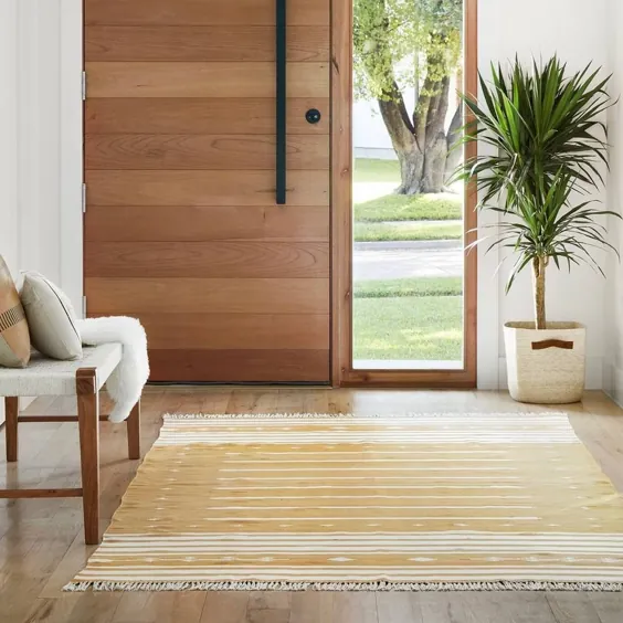 فرش های مدرن دوری |  فرش منطقه خردل که در هند ساخته شده است