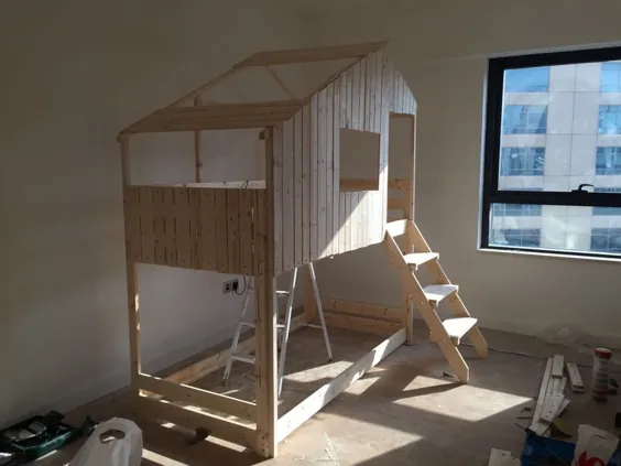 ساخت یک Playhouse داخلی + تختخواب سفری: هک IKEA MYDAL