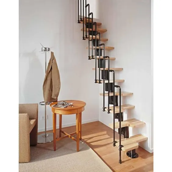 Arke Karina Black Modular Staircase Staircase-K33023 - انبار خانه