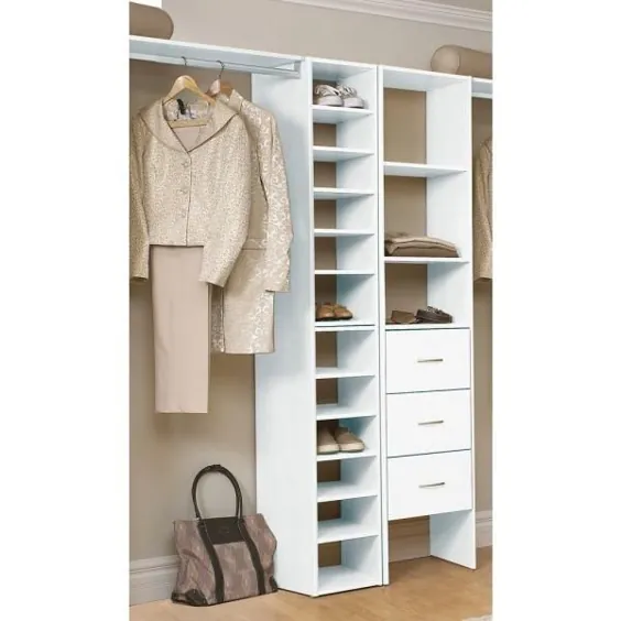 ClosetMaid Selectives 11.75 in. W White Organizer for Wood Closet System-7140 - انبار خانه