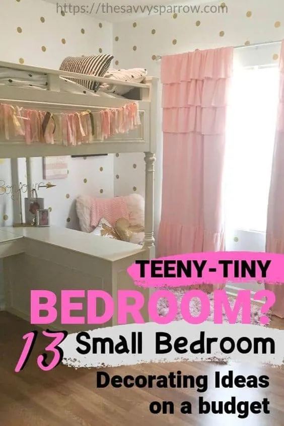 13 ایده تزئین اتاق خواب کوچک با بودجه