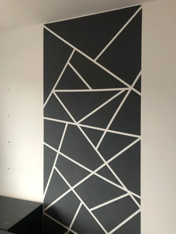 نقاشی هندسی دیوار