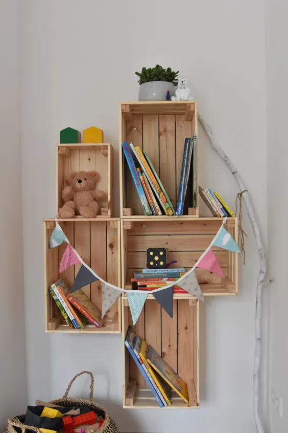 DIY Regal aus Holz |  Ikea Hack mit Knagligg