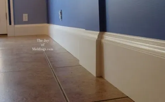 نحوه نصب BASEBOARD-110 با قیمت 2.00 دلار در فوت - The Joy of Mouldings