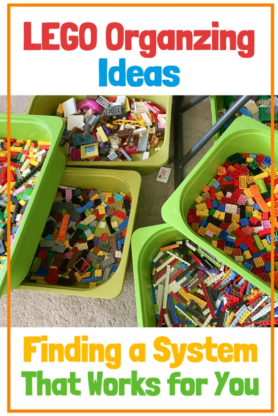 بهترین راه برای سازماندهی آجرهای LEGO