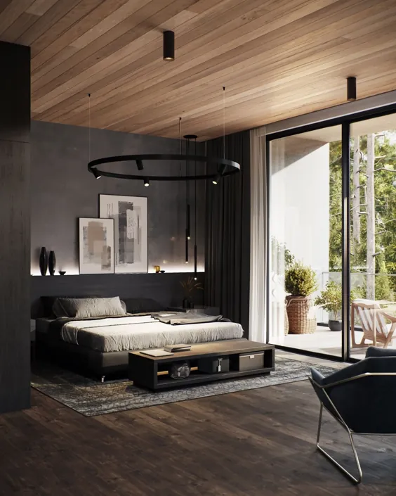 51 اتاق خواب سیاه زیبا با تصاویر ، نکات و لوازم جانبی برای کمک به شما در طراحی خود