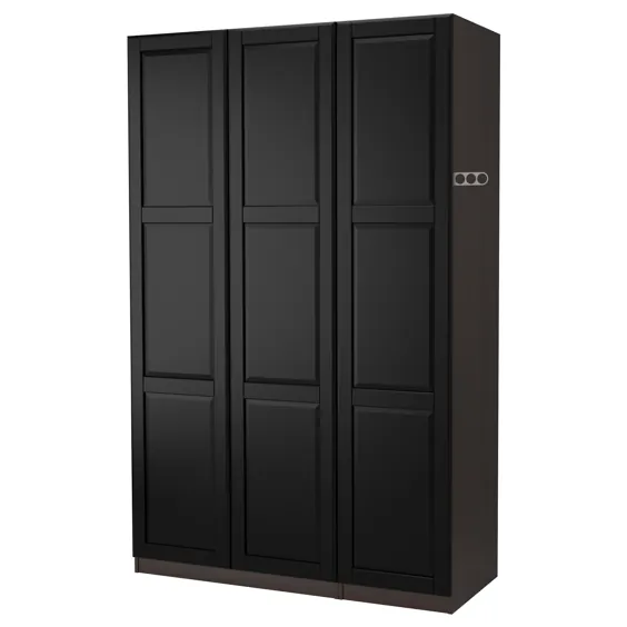 کمد لباس PAX ، قهوه ای سیاه ، مشکی Undredal ، 150x60x236 سانتی متر - IKEA