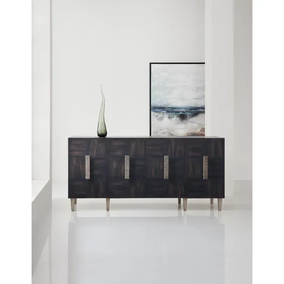 Melange 68 "Wide Poplar Wood Credenza