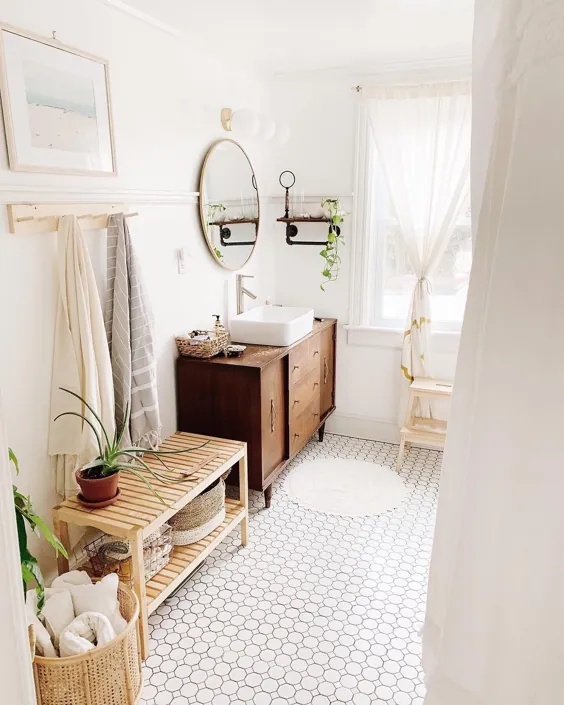 آپارتمان درمانی در اینستاگرام: "این حمام معادل آهی آرام و راضی است؟ (تصویر:veronicalolagrimm)"