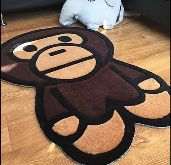 فرشهای بزرگ و بزرگ سنگین باپه میمون فرش درب طبقه کف دکور اتاق نشیمن