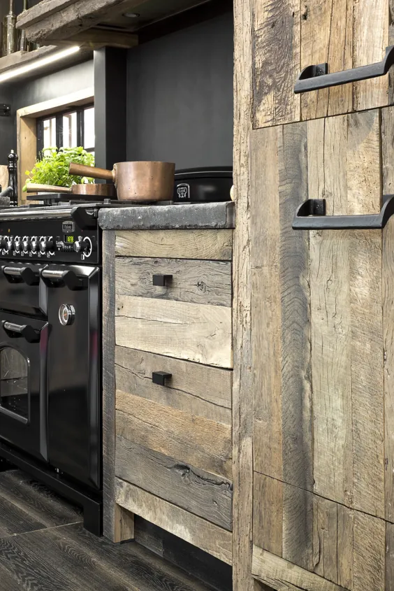 Oud eiken keuken، privéwoning |  Carpentier Hardwood Solutions