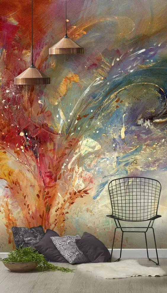 نقاشی دیواری Vibrant Vast Desire ساخته آن فارلال دویل در والسوس