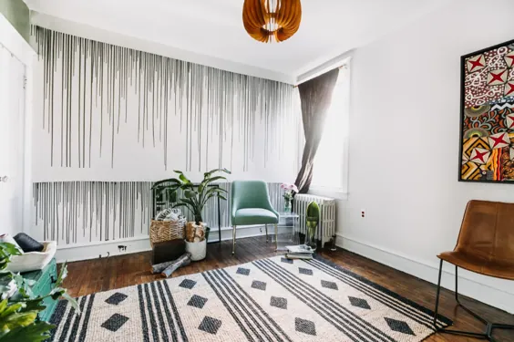این آپارتمان طراح فیلادلفیا دارای یک اتاق گیاهان سرریز ، گوشه اتاق خواب پررنگ و موارد دیگر است