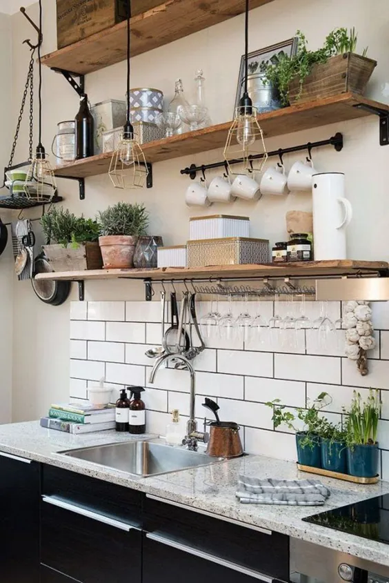 5 روش آسان برای ایجاد فضای در آشپزخانه کوچک - وبلاگ پادشاهان کابینت آشپزخانه