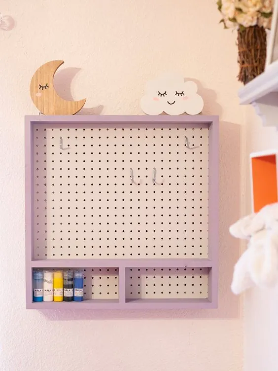 Peg Board Organizer for Craft Tools Pegboard Craft Room |  اتسی