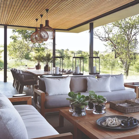 شرکت خانه خصوصی: طراحی پیچیده آفریقایی در Steyn City - SA Decor & Design