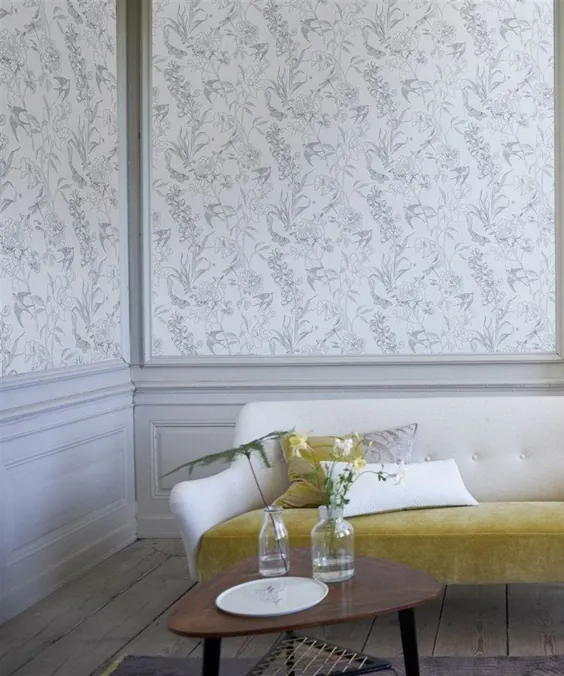 طراحان صنفی باغ سیبیللا سیاه و سفید PDG721 / 01 Behang |  دیوارهای رنگی