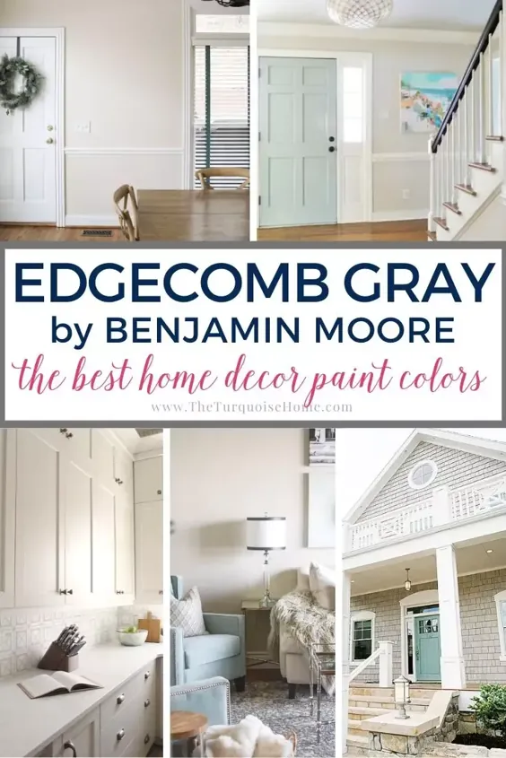 بهترین رنگ های دکوراسیون منزل: خاکستری Edgecomb