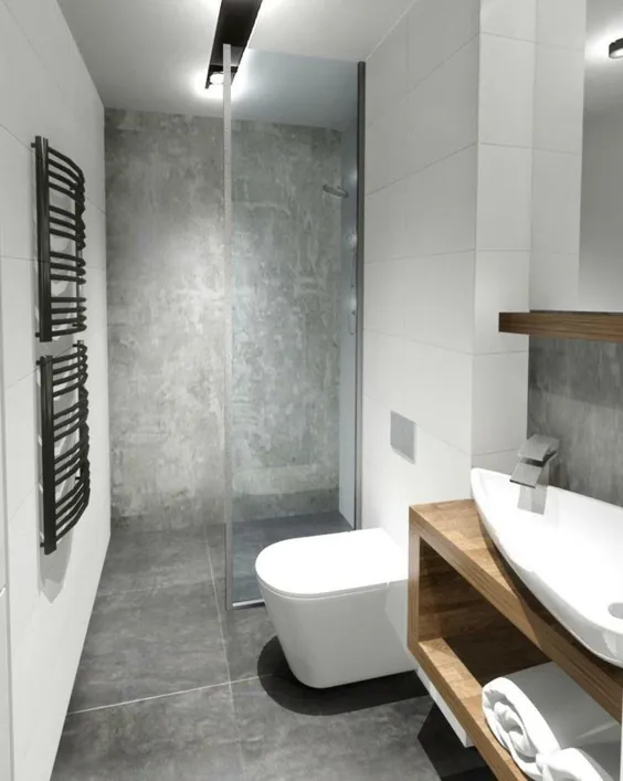 توالت مهمان با دوش: 50+ ایده مدرن برای یک اتاق کوچک