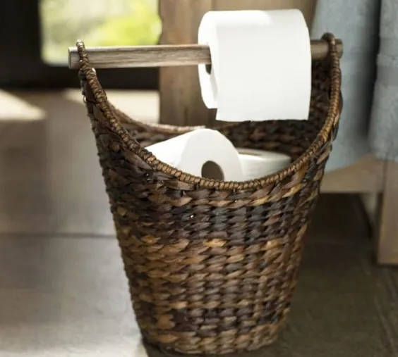 40 روش خلاقانه برای نگهداری دستمال توالت در فضاهای کوچک که هرگز به ذهن شما خطور نمی کند