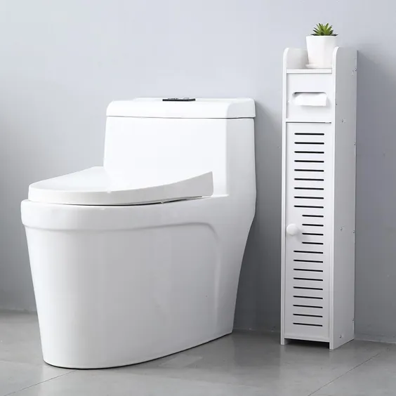 کابینت کف گوشه ای ذخیره سازی حمام کوچک Ktaxon ، درب و قفسه ، کابینت توالت نازک توالت ، سازمان دهنده سینک ظرفشویی باریک ، قفسه نگهداری حوله برای نگهدارنده کاغذ ، سفید - Walmart.com