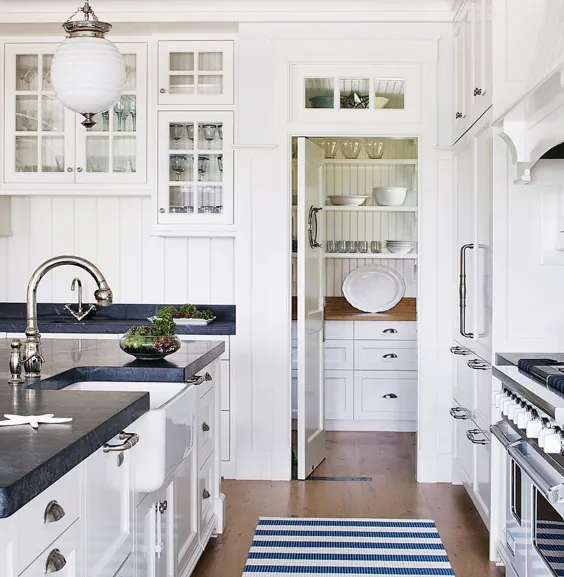 راهنمای حماسی برای طراحی آشپزخانه دیدنی Hamptons