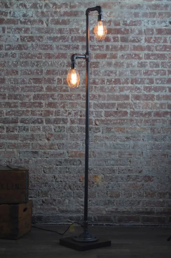 لامپ کف لوله - لامپ طبقه صنعتی - لامپ ادیسون - لامپ ایستاده - قفس لامپ - لامپ های مدرن - مدل شماره 1046