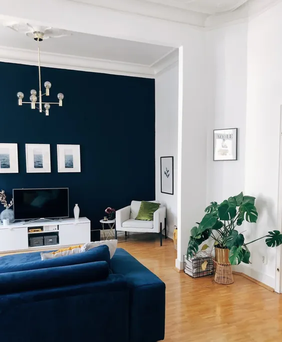 یک آپارتمان اجاره ای در آلمان ترکیبی زرق و برق دار از Modern Century ، Boho و اسکاندیناوی است