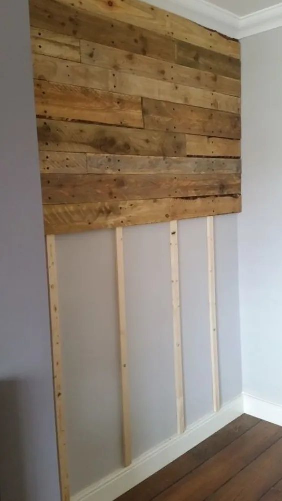 دیوار چوبی پالت: نحوه ساخت آن مرحله به مرحله • 1001 پالت
