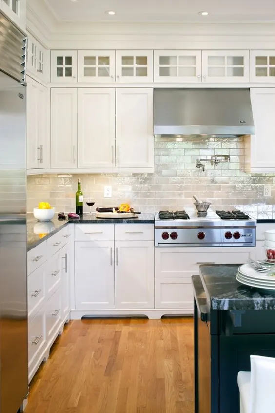 نقاشی کابینت های آشپزخانه: رنگ های مورد علاقه ما برای کار - پیشاهنگی و زیرک